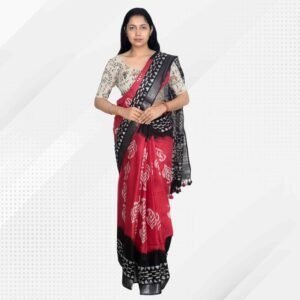 Riyashree madhubani ready to wear saree blouse for women