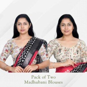 Riyashree Madhubani Saree blouse for women